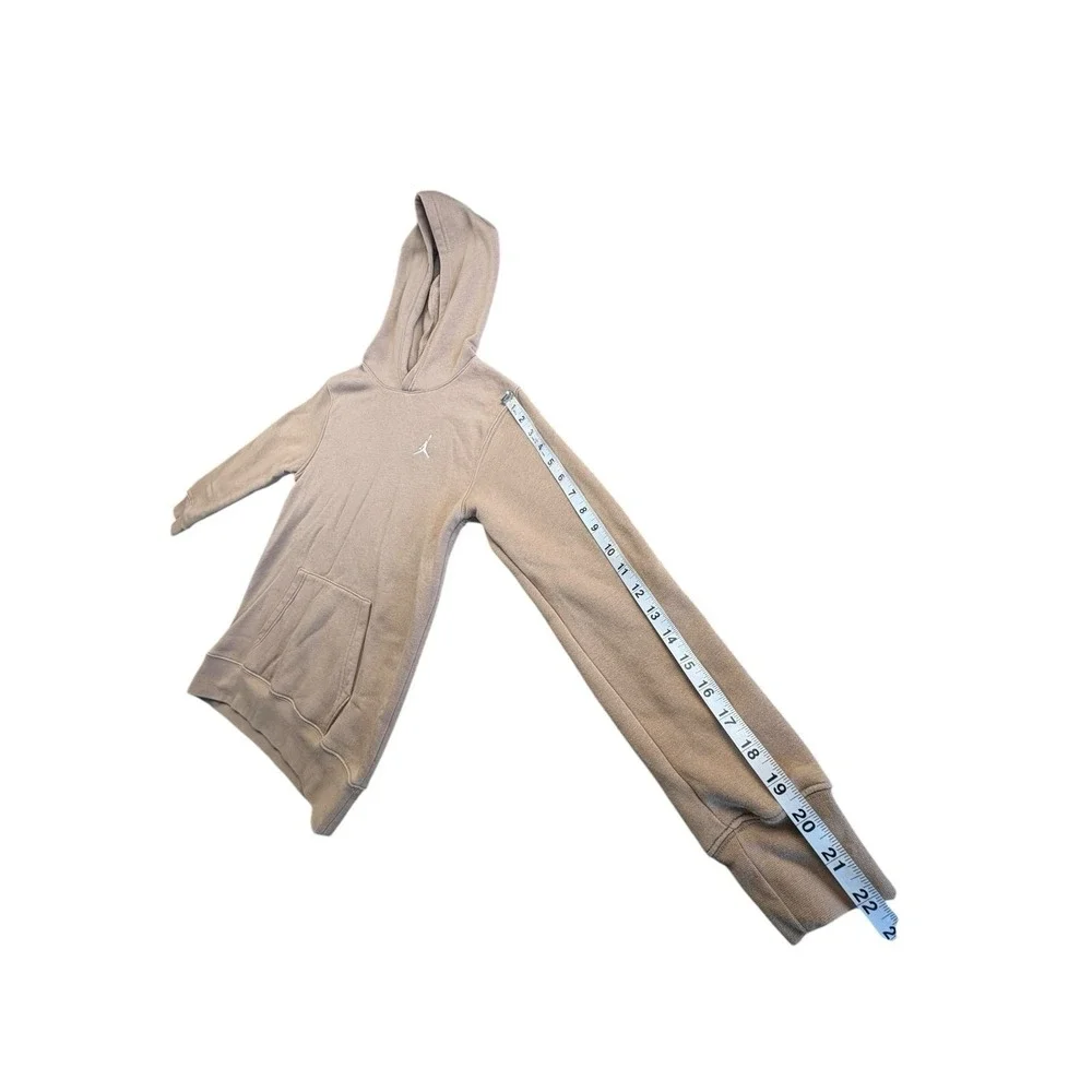 Nike Air Jordan‎ Hoodie Youth Large Beige Pullover Sweatshirt